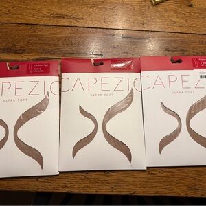 Capezio Tights in Light Neutral- 2 prs transiton, 1 pr footed.